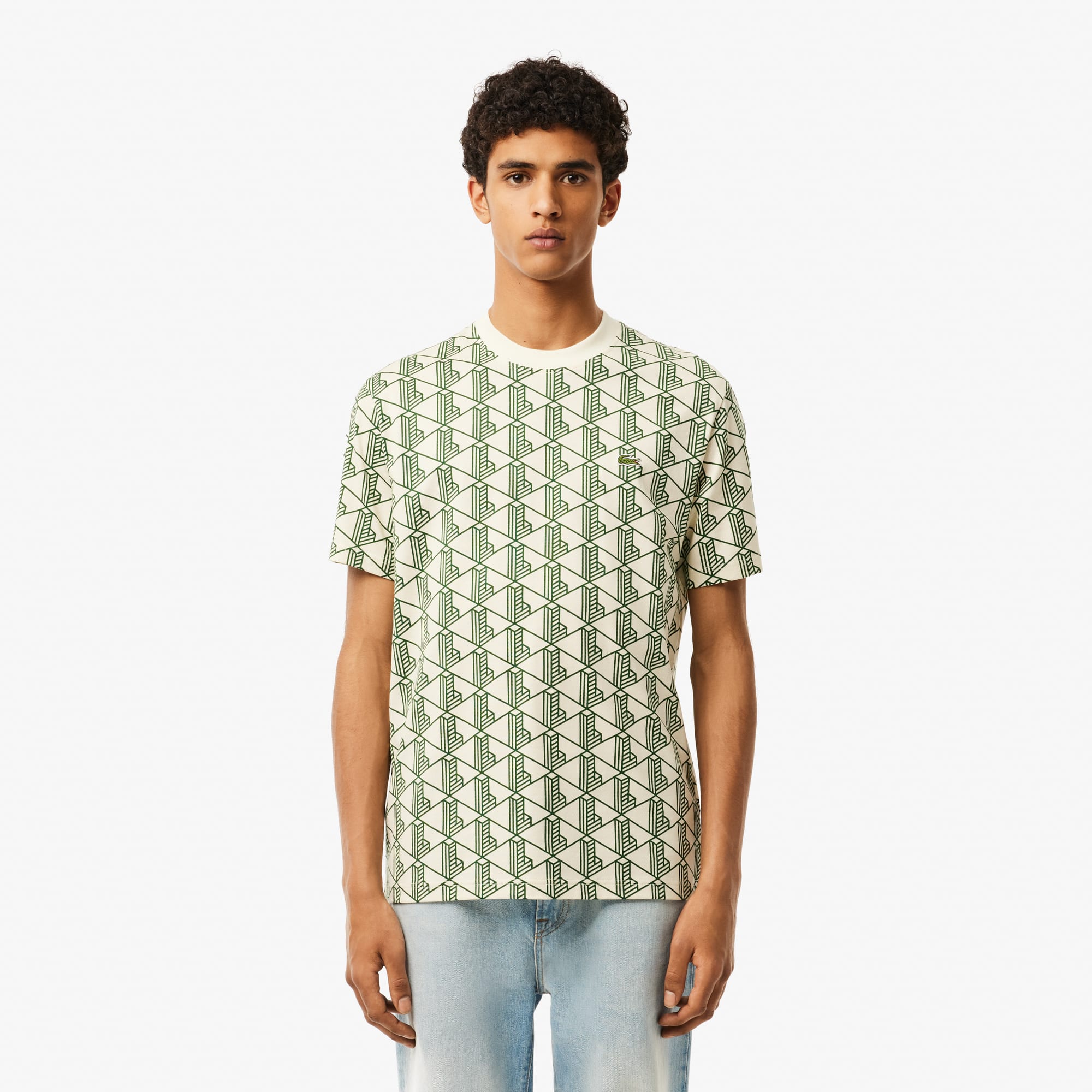 Monogram Cotton T-shirt - Men's t-shirts - New In 2025 | Lacoste