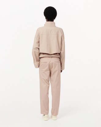 Straight Fit Cotton Gabardine Chino Pants