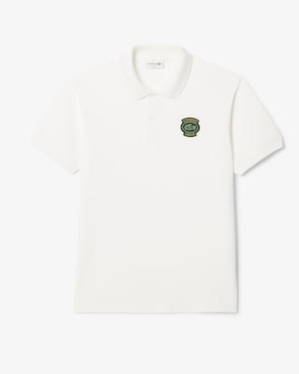 Classic Fit Petit Piqué Badge Polo Shirt