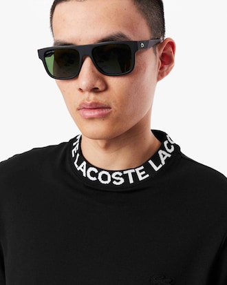 Jacquard Branded Piqué T-shirt
