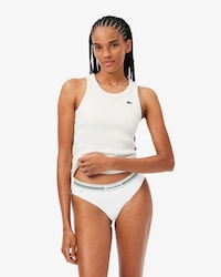 Contrast Waist Stretch Cotton Briefs