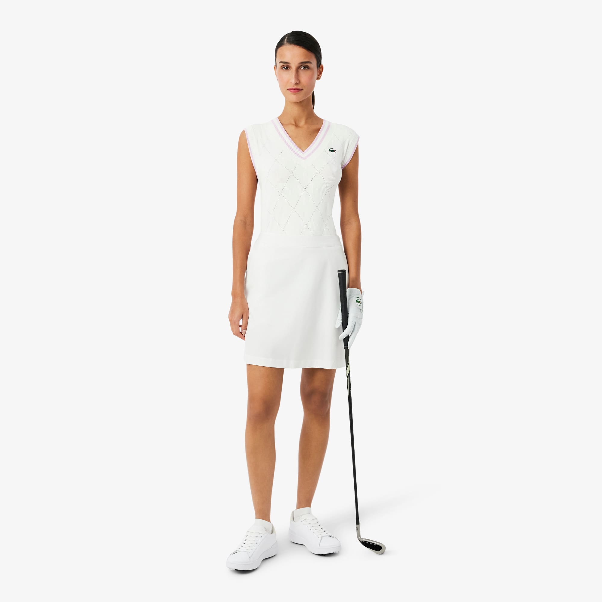 Golf Stretch Sweater Vest - Women's Knitwear - New In 2026 | Lacoste