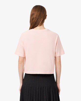 Shield Embroidery Petit Piqu&eacute; T-shirt