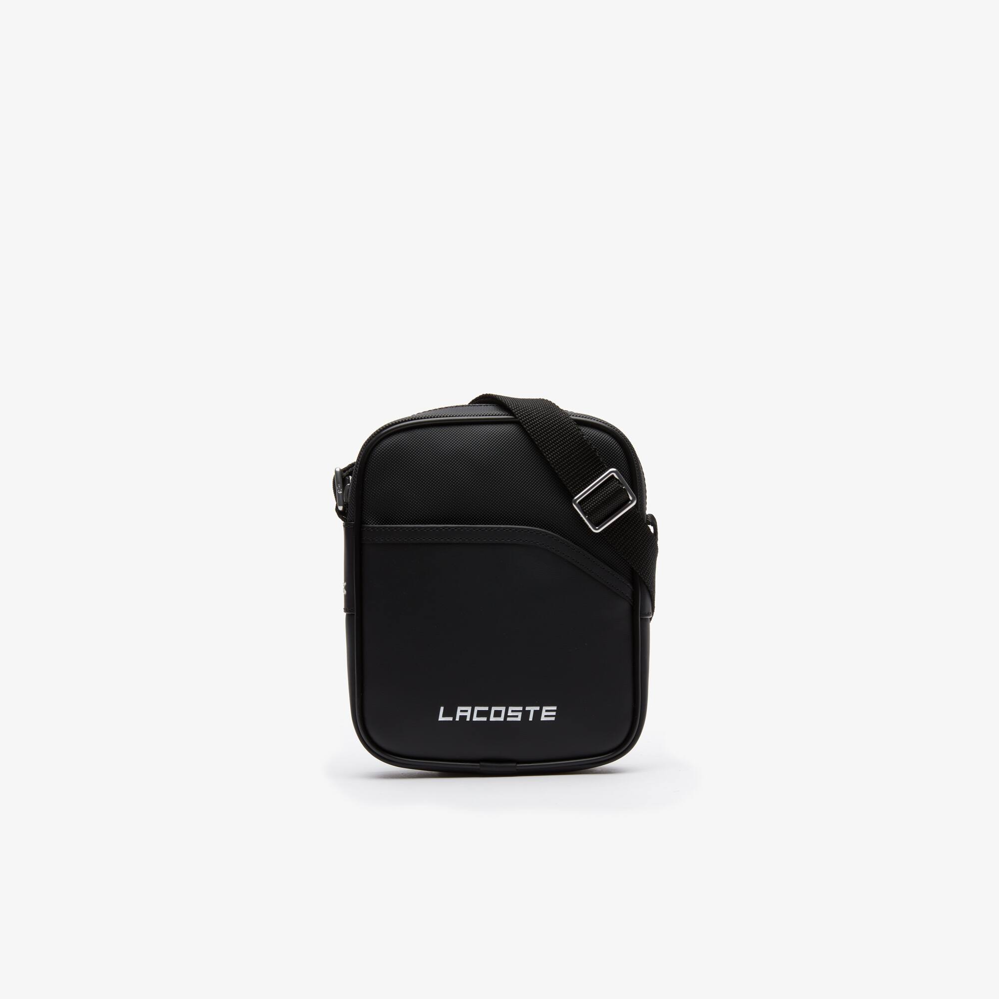 Lacoste Men's Leather Cross Body Bag IUCN Water