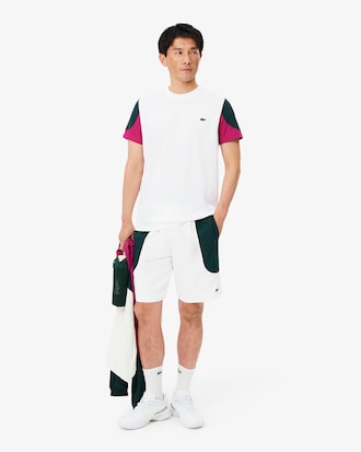 Water-Repellent Colour-Block Sport Shorts