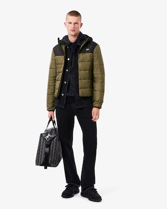 Water-Repellent Quilted Puffed Jacket