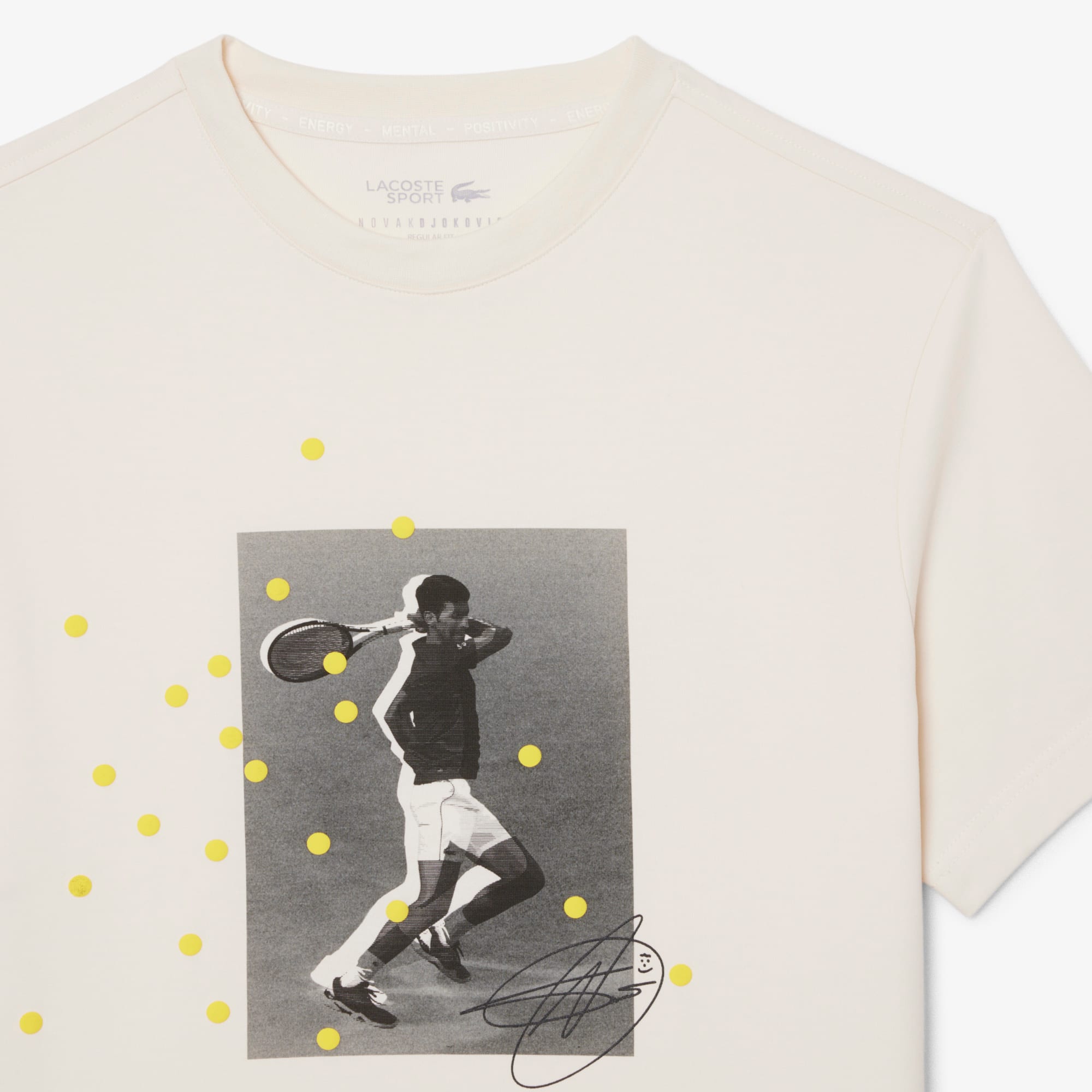 Lacoste Tennis x Novak Djokovic Graphic T-shirt - Men's t-shirts