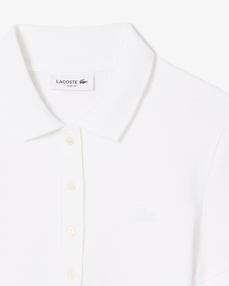 Slim Fit Stretch Piqu&eacute; Polo Dress