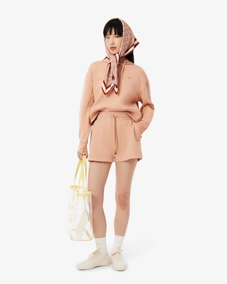 Short Cut Cotton Hoodie