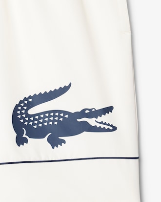 Printed Diamond Taffeta Tennis Shorts