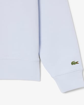 High Neck Embossed Zipped Sweatshirt