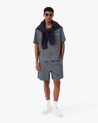 Relaxed Fit Printed Shorts