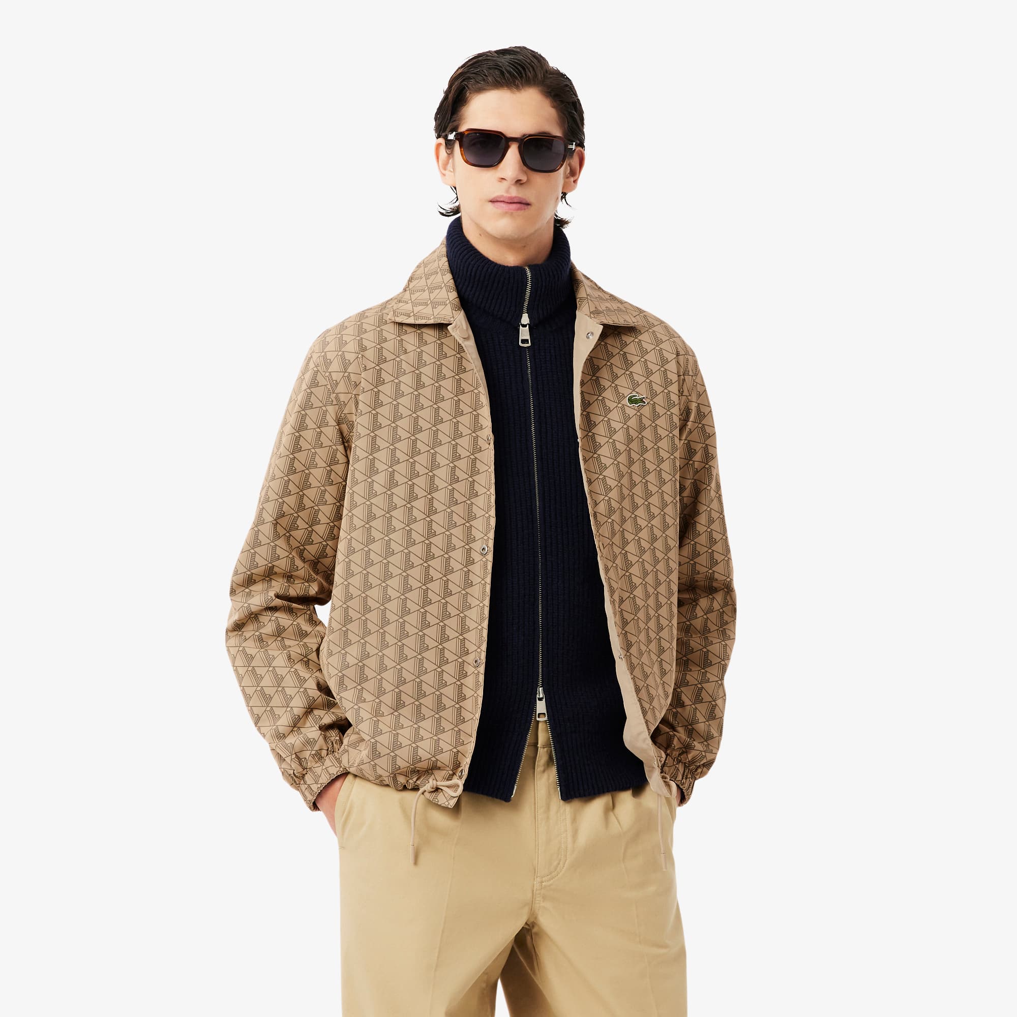 Reversible Bi Material Monogram Jacket - Men's Jackets & Coats