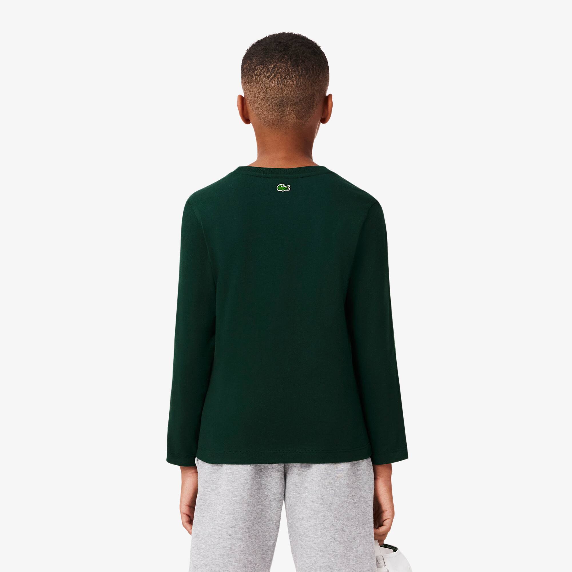 Lacoste【オーバーサイズ☆ Heavy Jersey T-shirt】 Lacoste Washed Effect Heavy Jersey T-Shirt | SportsDirect
