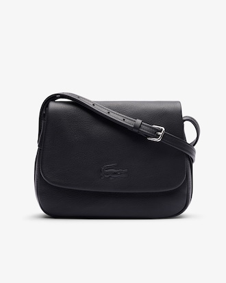 City Court Grain Leather Flap Close Bag