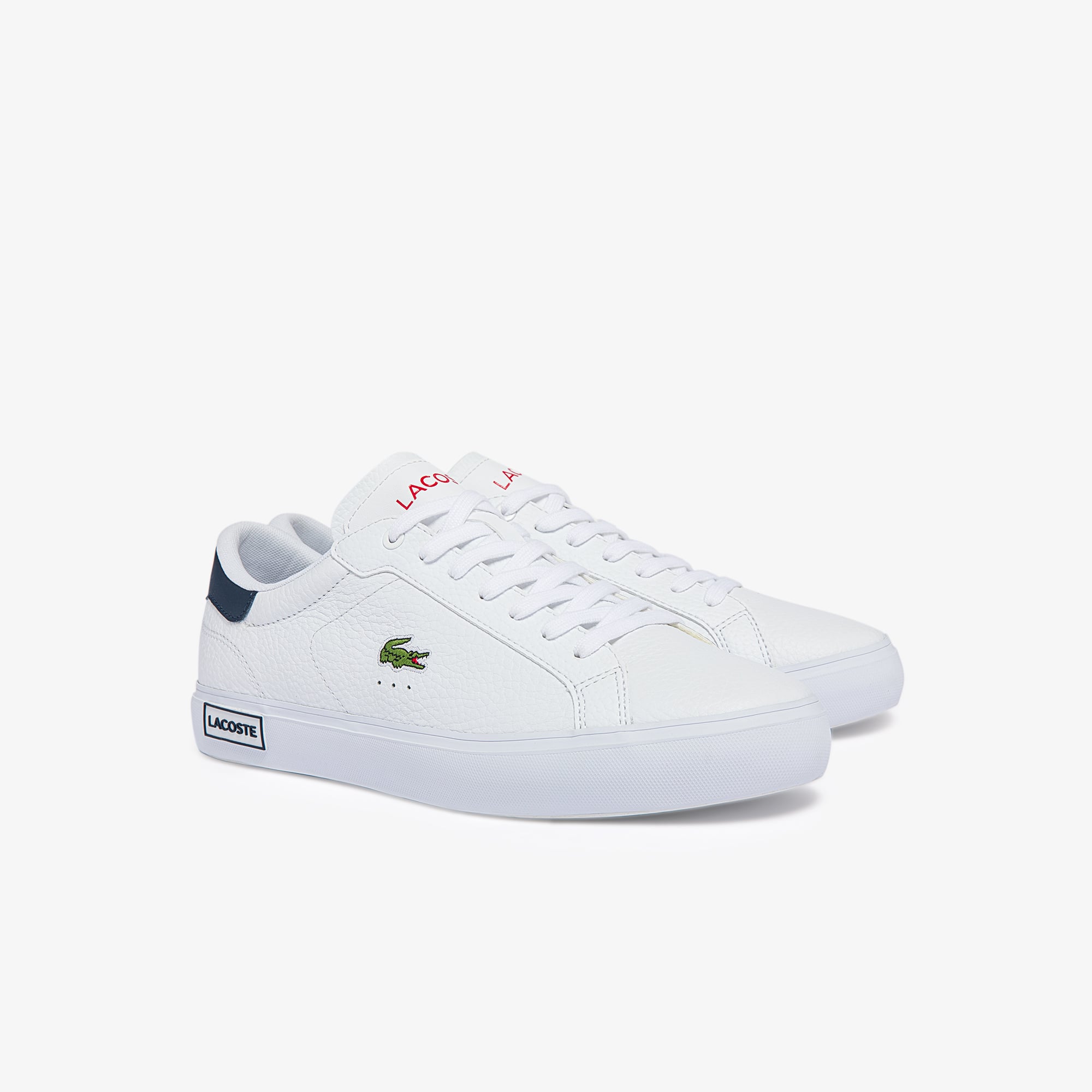 Men's Powercourt Leather Trainers | LACOSTE