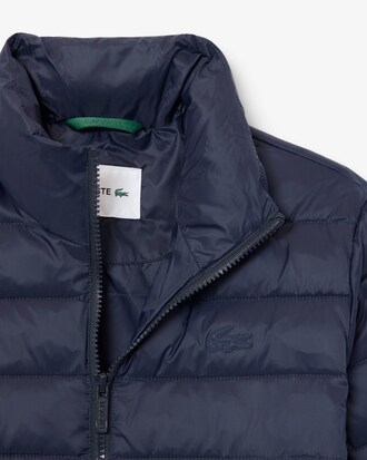 Water-Repellent Quilted Puffed Jacket