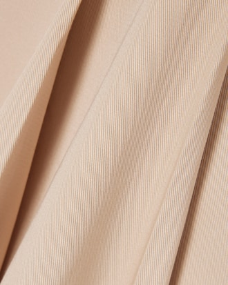 Short Stretch Cotton Pleated Skirt