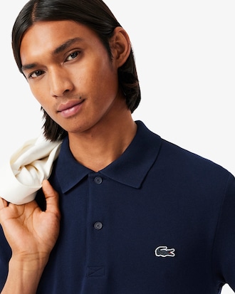 Regular Fit Cotton Blend Polo Shirt