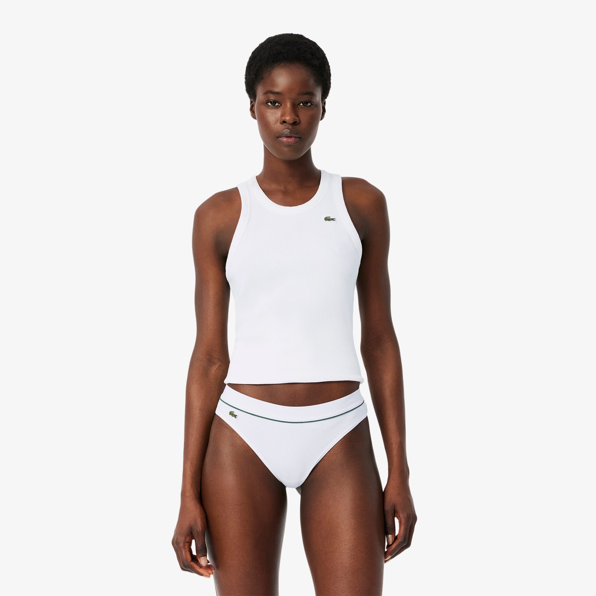 Ribbed Cotton String Briefs - Women's Briefs & bottoms - New