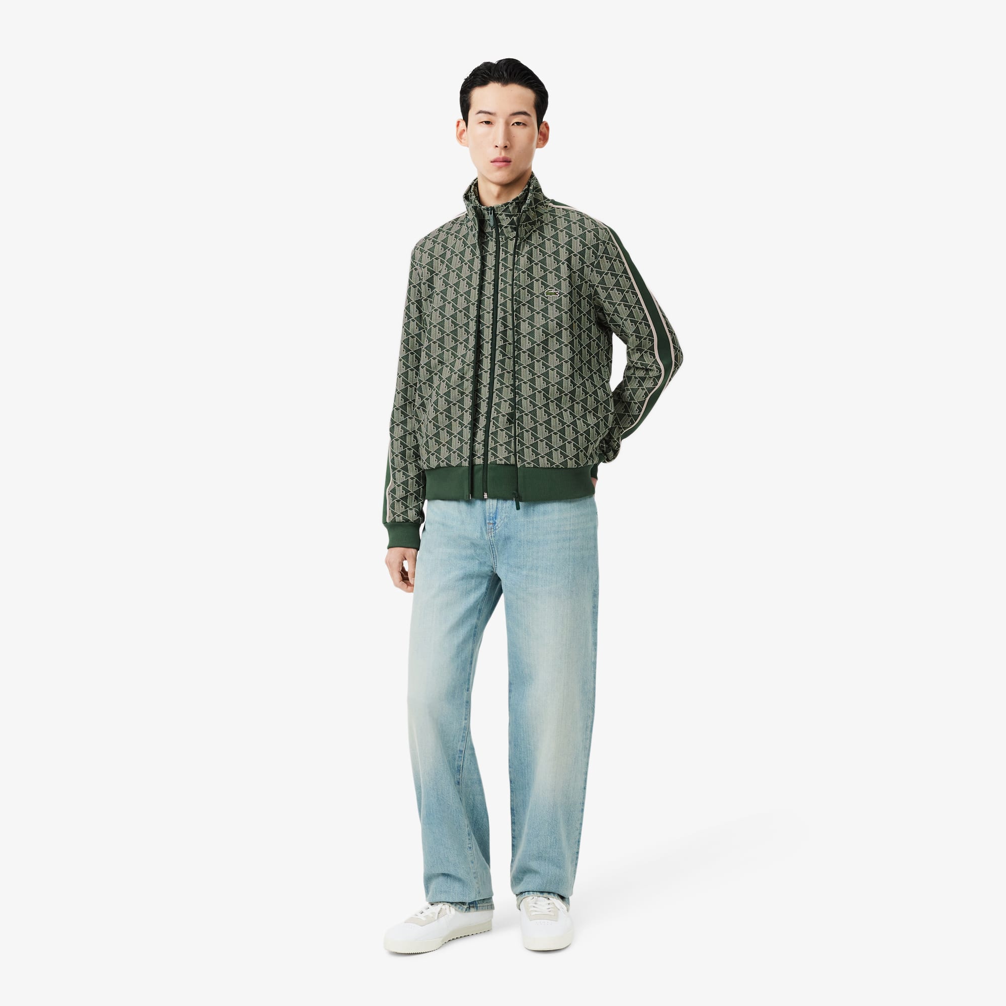 Paris Zip-Up Jacquard Track Jacket - Men's Sweatshirts - New In