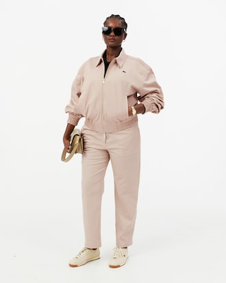 Straight Fit Cotton Gabardine Chino Pants