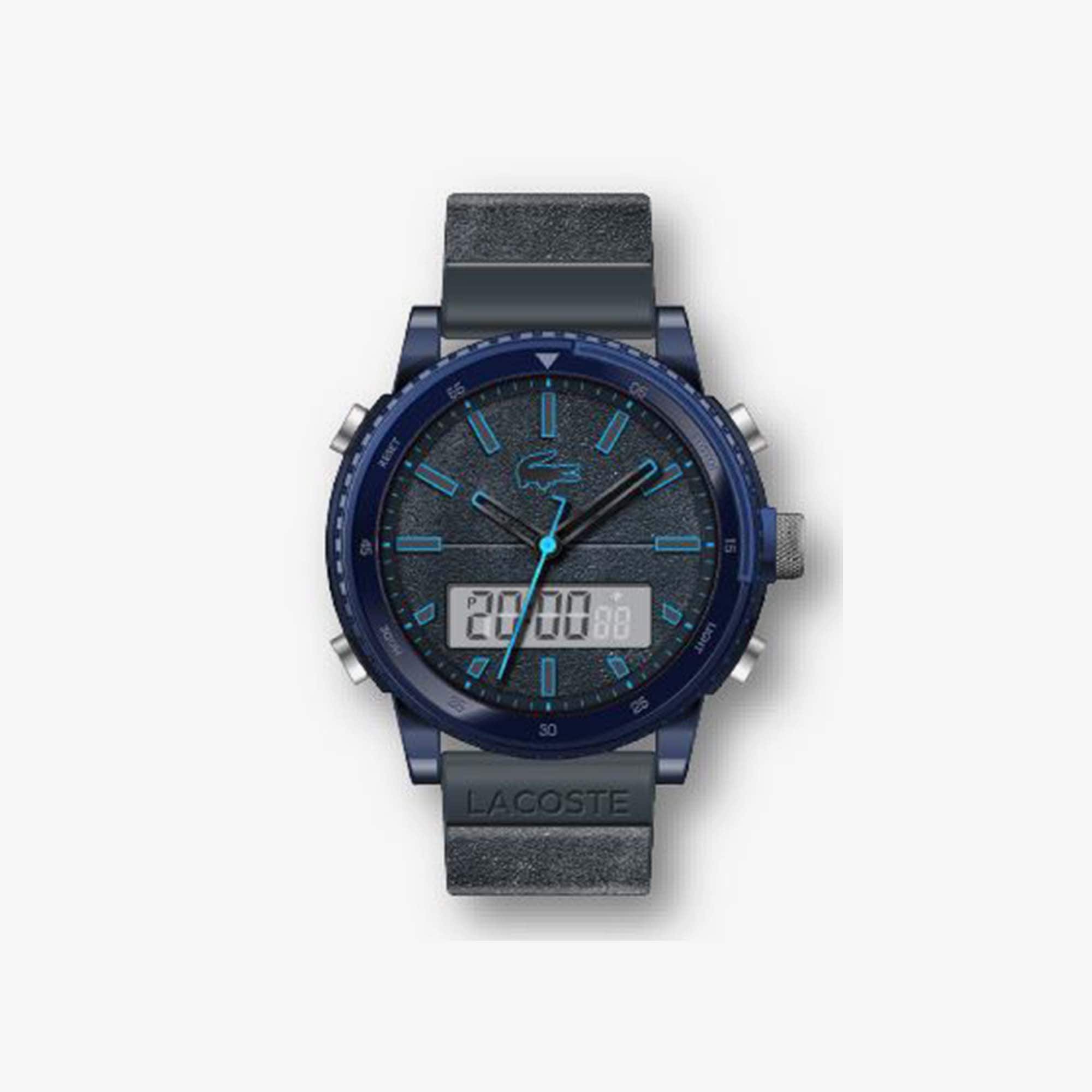 Lacoste Challenger Digital Watch - Grey With Silicone Strap. 1 Lacoste Challenger Digital Watch - Grey With Silicone Strap. 1