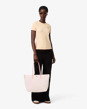 Large Striped L.12.12 Concept Tote