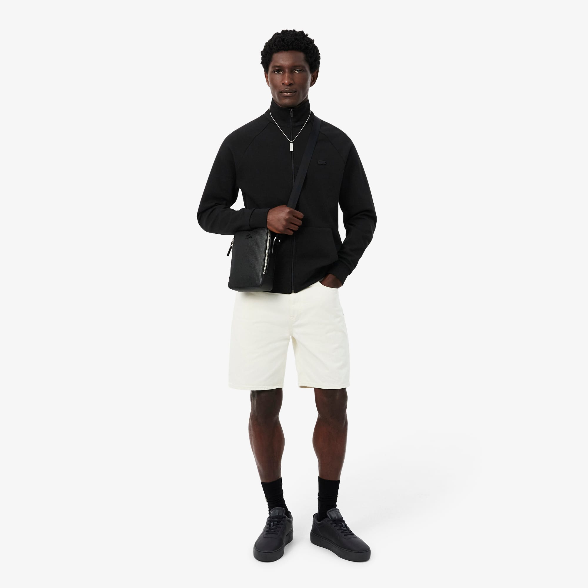 Double Face Jersey Commuter Zipped Sweatshirt - Men's Sweatshirts