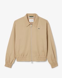 Double Collar Stretch Gabardine Jacket
