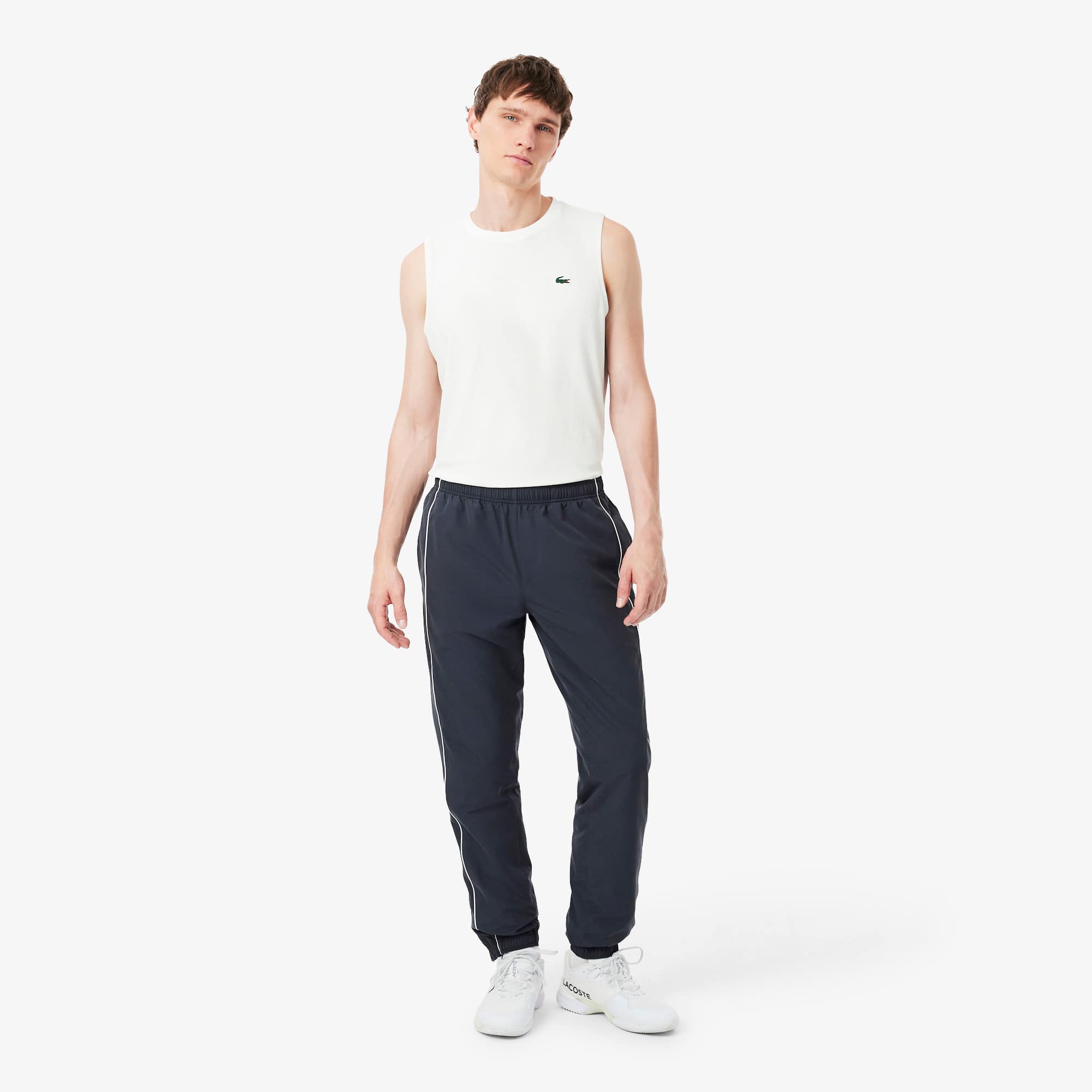 Water-Repellent Trim Accent Sport Sweatpants - Trackpants - New In