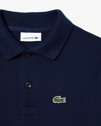 Long Sleeve Petit Piqué Polo Shirt