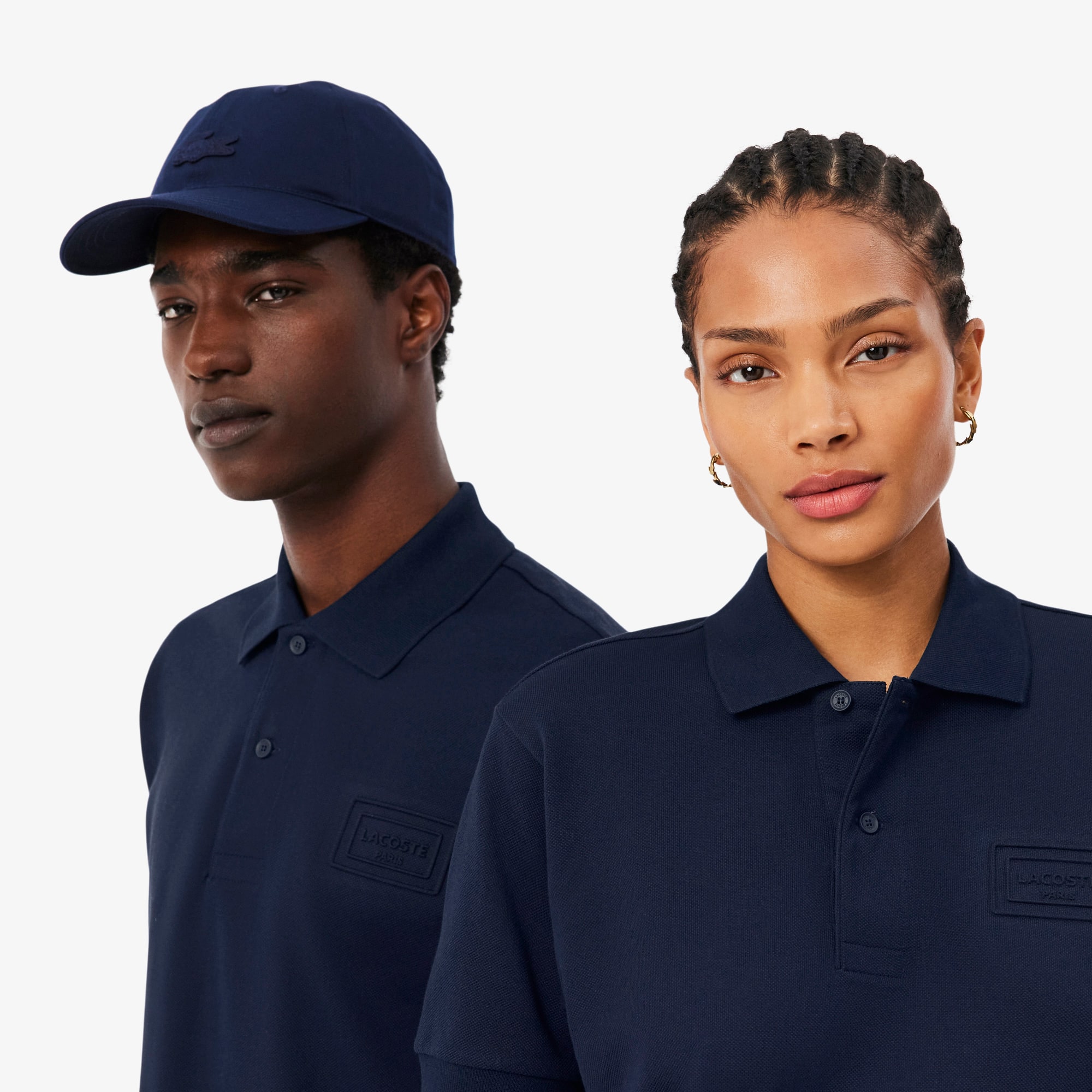 Classic Fit Embossed Branding Polo Shirt - Men's Short Sleeves