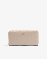Maheki Zipped Embossed Leather Billfold
