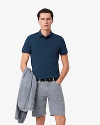 Regular Fit Paris Stretch Piqué Polo Shirt