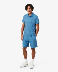 Trim Accent Diamond Taffeta Sport Shorts
