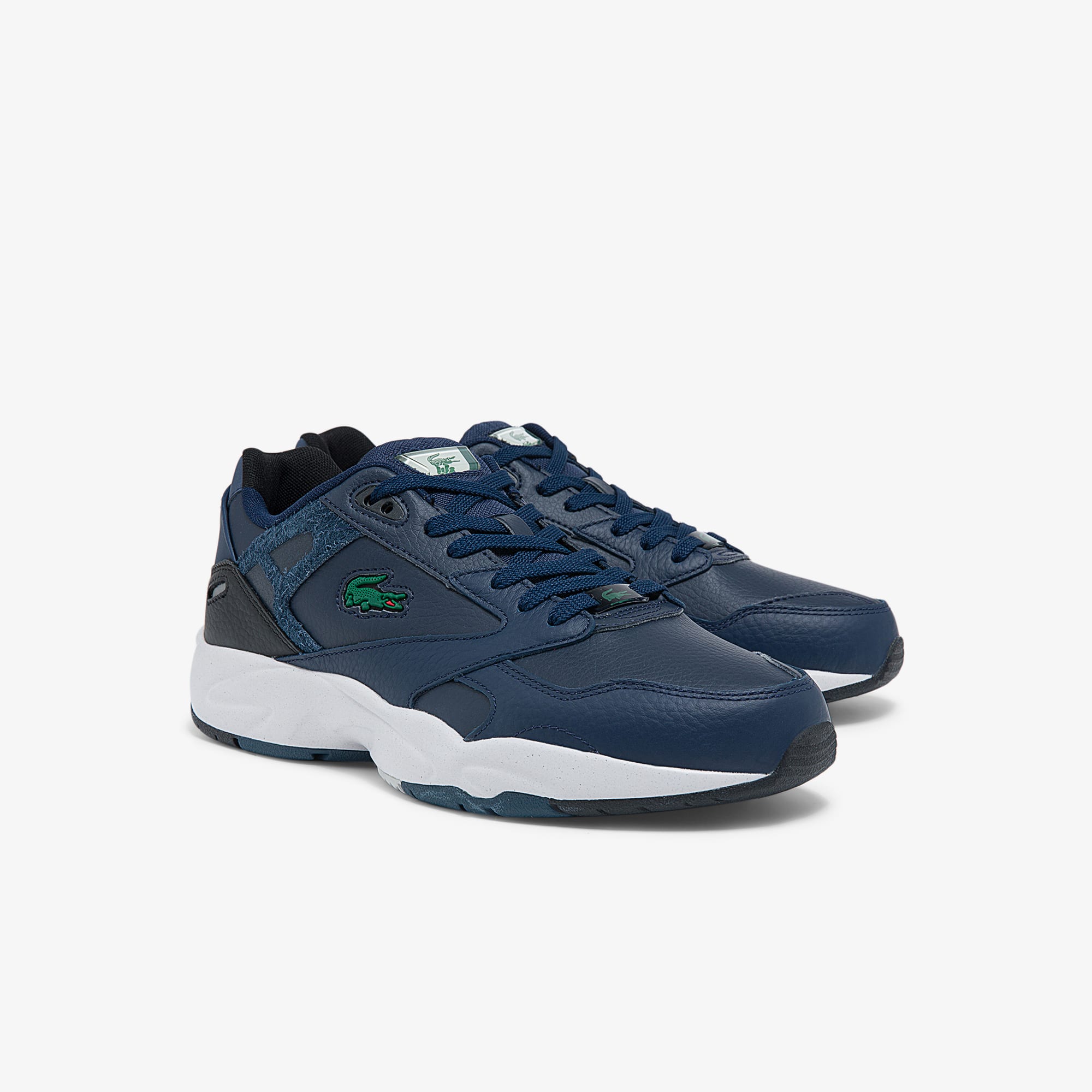 Men's Storm 96 Lo Synthetic and Leather Trainers | LACOSTE