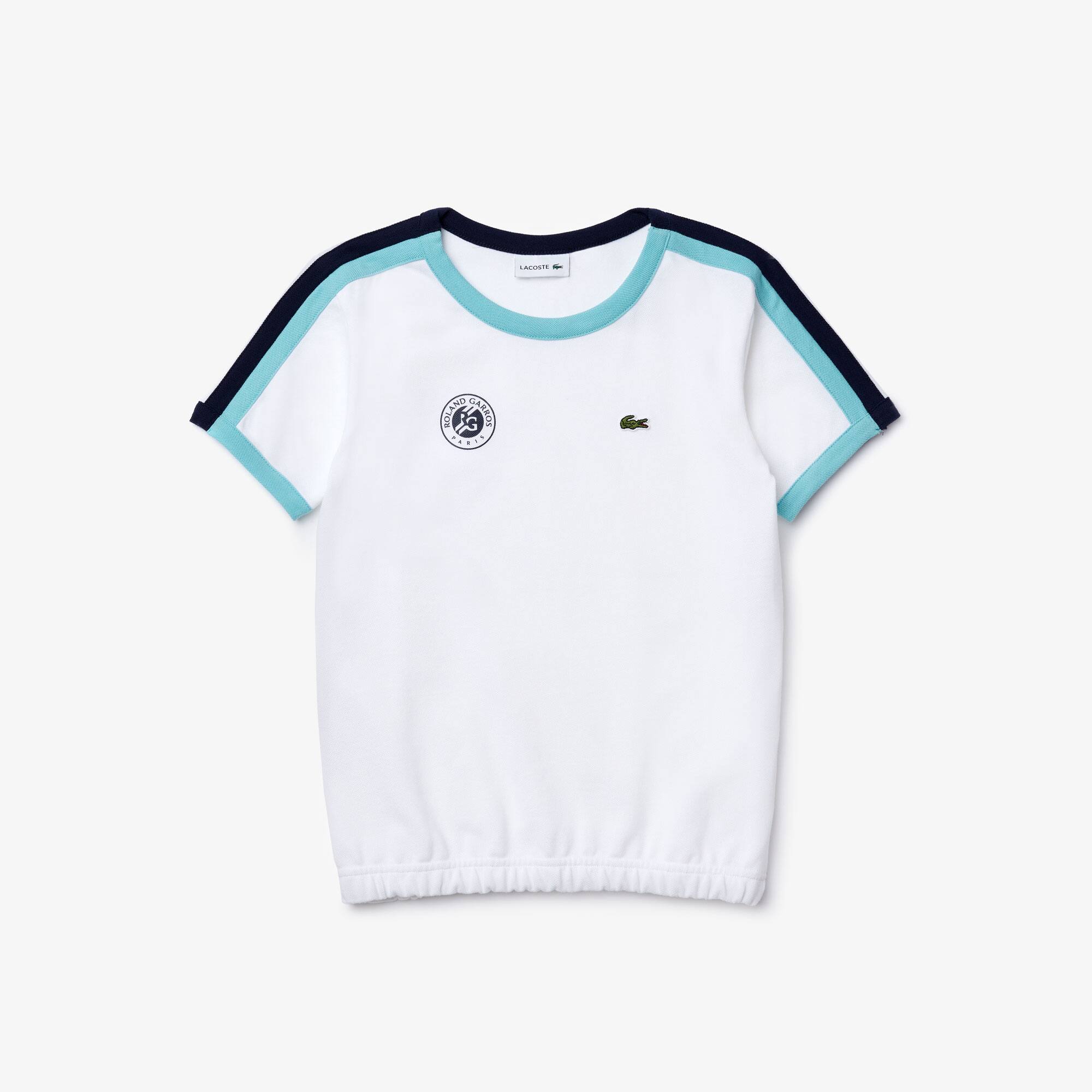 Lacoste Girls' Lacoste SPORT Roland Garros Cotton T-shirt. 1 Lacoste Girls' Lacoste SPORT Roland Garros Cotton T-shirt. 1