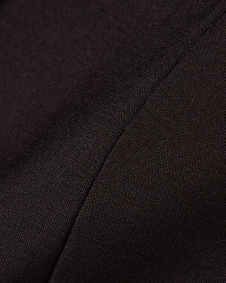 Embroidered Logo Slim Fit Wool Blazer