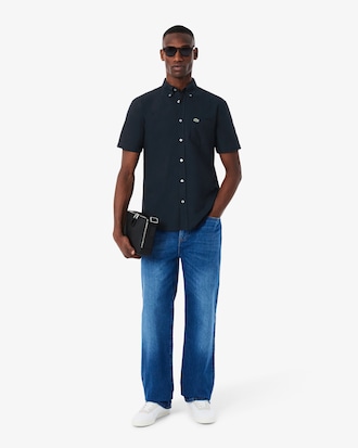 Regular Fit Short Sleeved Oxford Shirt