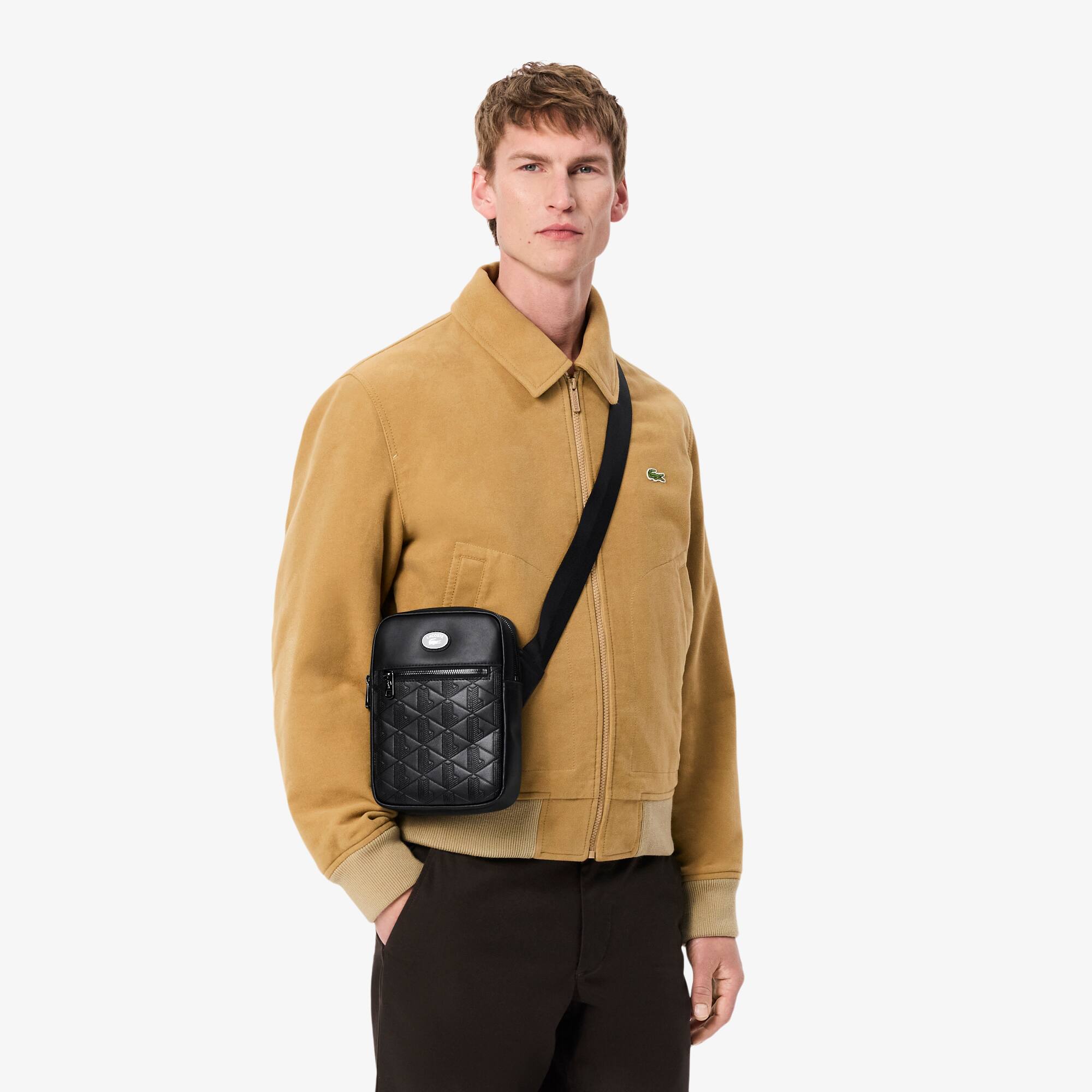 ★LACOSTE★Nomogramme vertical cross bag★ショルダーバッグ Lacoste Men's Vertical Cross Body Bag | SportsDirect.com USA