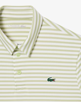 Regular Fit Ultra Dry Striped Golf Polo Shirt