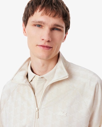 Monogram Jacquard Zipped Jacket