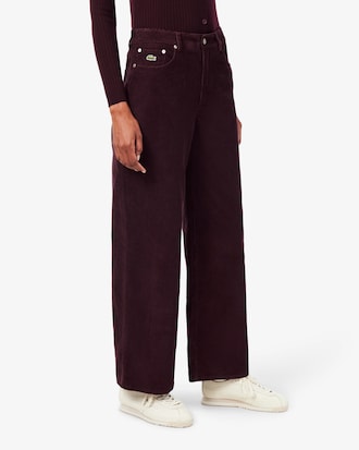 Wide Fit Corduroy Pants