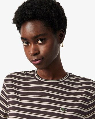 Striped Cotton T-shirt Dress