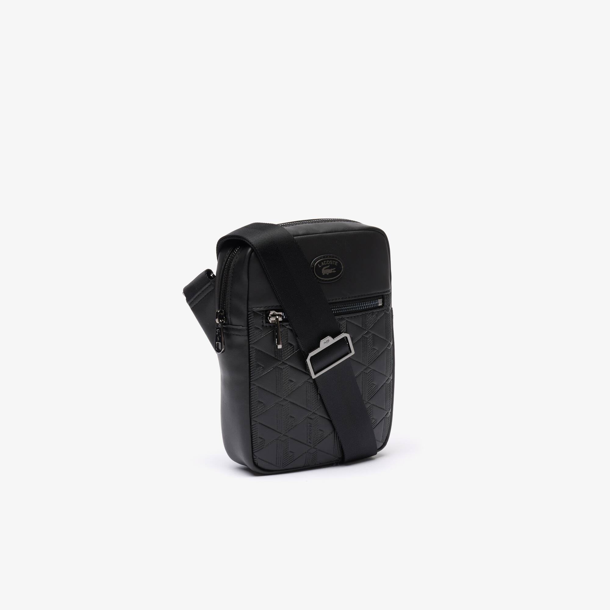 Embossed Monogram Vertical Satchel - Men