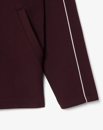 Tennis Heritage Zipped Badge Accent Sweatshirt