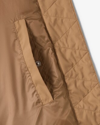 Water-Repellent Hooded Down Jacket