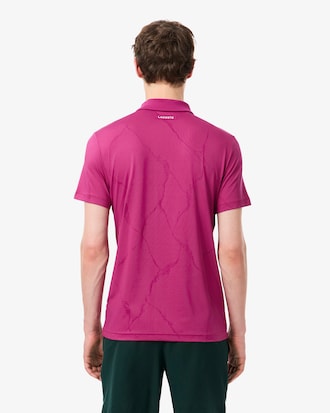 Ultra Dry Jacquard Crocodile Tennis Polo Shirt