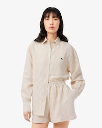 Oversized Linen Blend Shirt